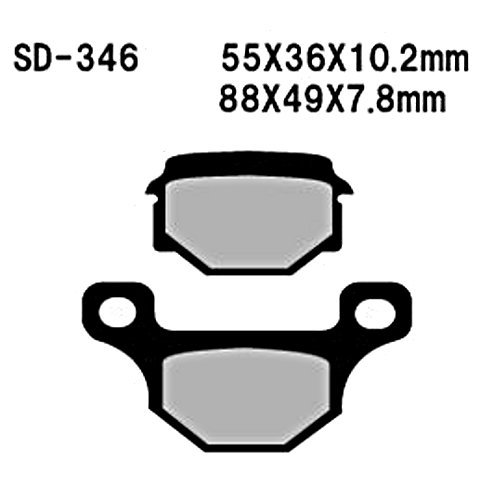 1100cc 車用品・バイク用品 ベスラ ブレーキパッド メタル フロント